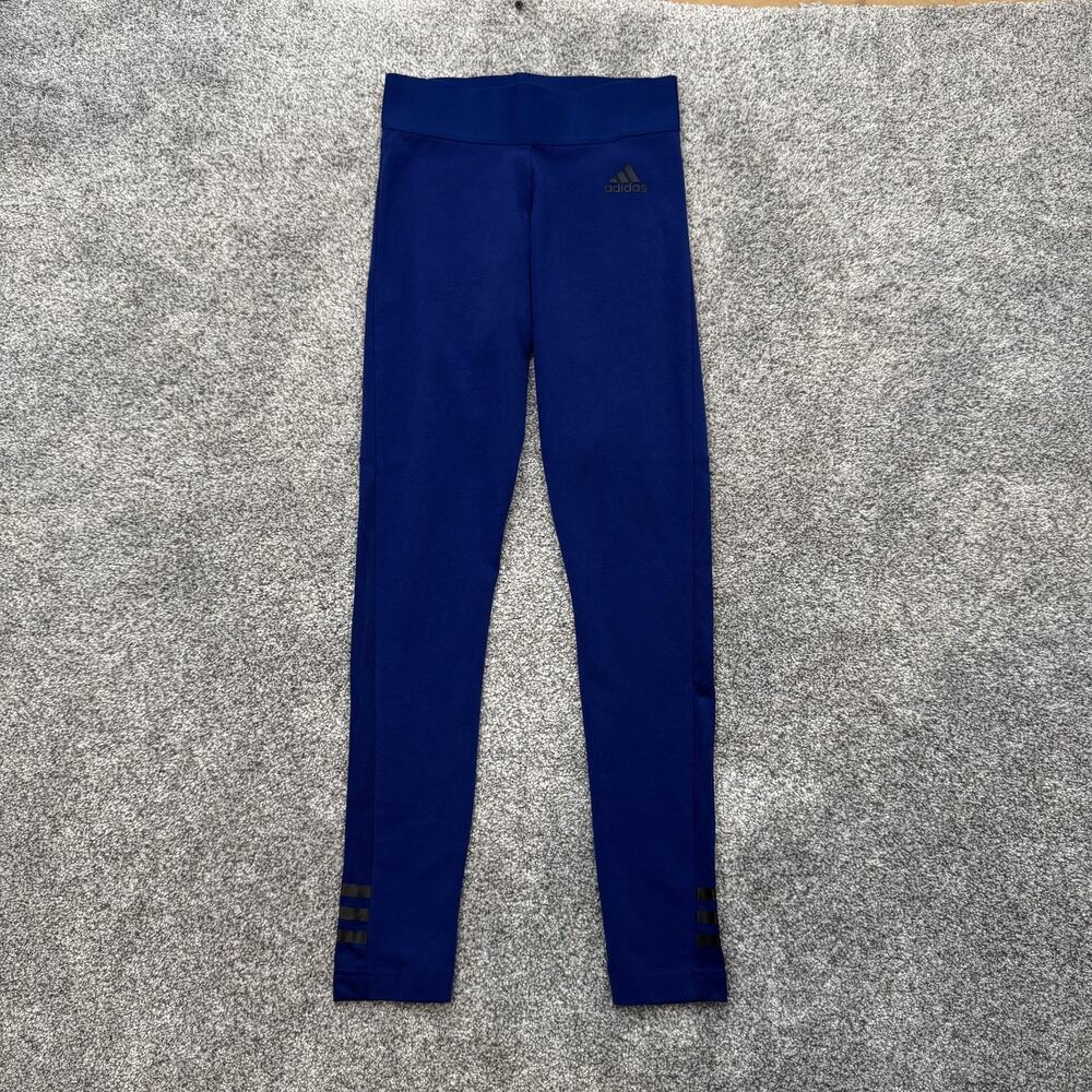 Adidas Leggings XS Stretch Activewear Reflective Training Gym Running Athletic